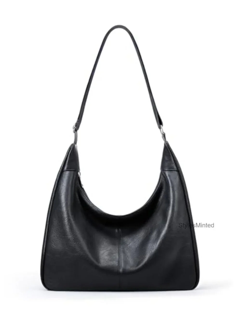 Vegan Leather Slouchy Hobo Bag Women Casual Soft Tote Handbag Crossbody